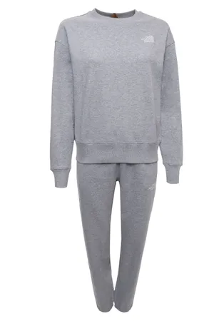 Grey northface sale tracksuit